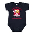 thumbnail image 1 of Inktastic Fire Truck 1st Birthday Boy Boys Baby Bodysuit, 1 of 5