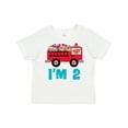 thumbnail image 1 of Inktastic Fire Truck 2nd Birthday Boys or Girls Toddler T-Shirt, 1 of 5