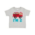 thumbnail image 1 of Inktastic Fire Truck 2nd Birthday Boys or Girls Toddler T-Shirt, 1 of 5