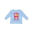 thumbnail image 1 of Inktastic Fire Truck 3rd Birthday Boy Boys Long Sleeve Toddler T-Shirt, 1 of 5
