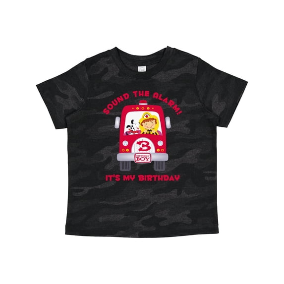 Inktastic Fire Truck 3rd Birthday Boy Boys Toddler T-Shirt