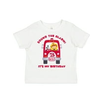 Inktastic Fire Truck 3rd Birthday Boy Boys Toddler T-Shirt