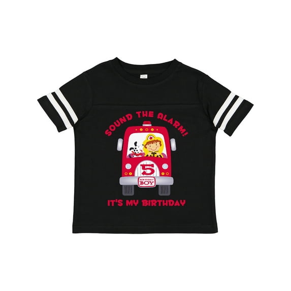 Inktastic Fire Truck 5th Birthday Boy Boys Toddler T-Shirt
