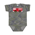thumbnail image 1 of Inktastic Fire Truck Childs Fireman Boys or Girls Baby Bodysuit, 1 of 5