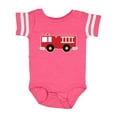 thumbnail image 1 of Inktastic Fire Truck Childs Fireman Boys or Girls Baby Bodysuit, 1 of 5