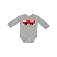 thumbnail image 1 of Inktastic Fire Truck Childs Fireman Boys or Girls Long Sleeve Baby Bodysuit, 1 of 5