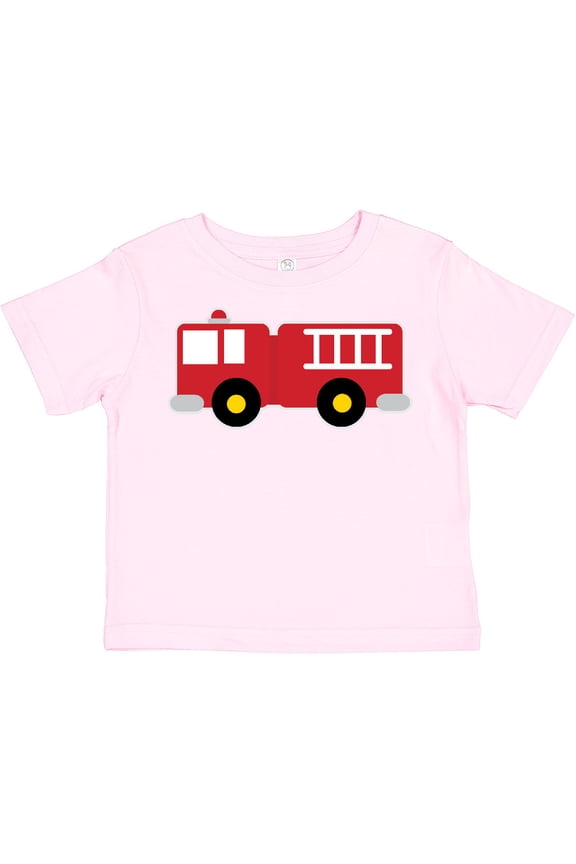 Fire Truck Childs Fireman Boys or Girls Toddler T-Shirt