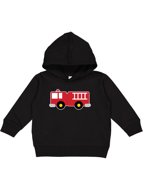 Fire Truck Childs Fireman Toddler Hoodie