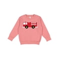 thumbnail image 1 of Inktastic Fire Truck Childs Fireman Toddler Sweatshirt, 1 of 4