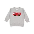thumbnail image 1 of Inktastic Fire Truck Childs Fireman Toddler Sweatshirt, 1 of 4