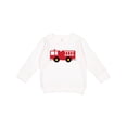 thumbnail image 1 of Inktastic Fire Truck Childs Fireman Toddler Sweatshirt, 1 of 4