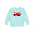 thumbnail image 1 of Inktastic Fire Truck Childs Fireman Toddler Sweatshirt, 1 of 4