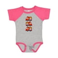 thumbnail image 1 of Inktastic Fire Truck Firefighter Bear Boys or Girls Baby Bodysuit, 1 of 5