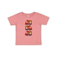 thumbnail image 1 of Inktastic Fire Truck Firefighter Bear Boys or Girls Baby T-Shirt, 1 of 5