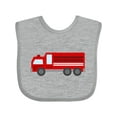 thumbnail image 1 of Inktastic Fire Truck (Red) Boys or Girls Baby Bib, 1 of 4
