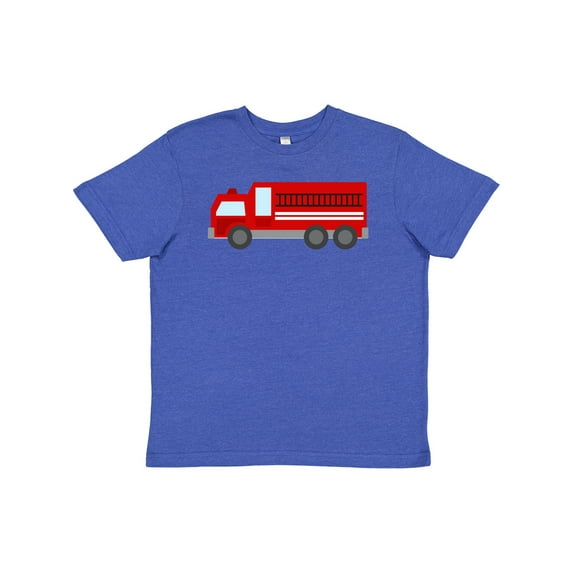Inktastic Fire Truck (Red) Youth T-Shirt