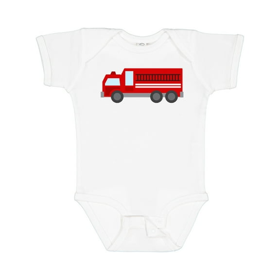 Inktastic Fire Truck (red) Boys or Girls Baby Bodysuit