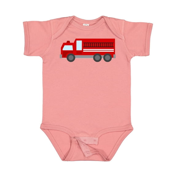 Inktastic Fire Truck (red) Boys or Girls Baby Bodysuit