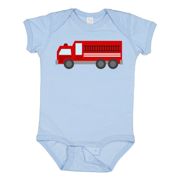 Inktastic Fire Truck (red) Boys or Girls Baby Bodysuit