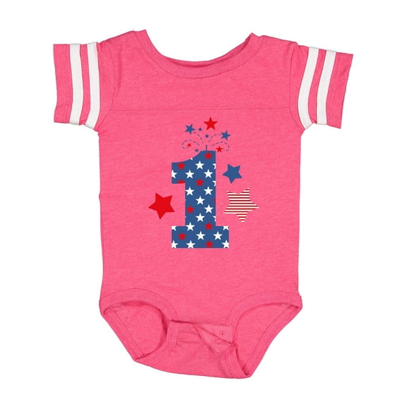 Inktastic Firecracker 1st Birthday Boys or Girls Baby Bodysuit