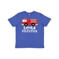 thumbnail image 1 of Inktastic Firefighter Childs Little Volunteer Youth T-Shirt, 1 of 5