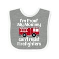thumbnail image 1 of Inktastic Firefighter Daddy Baby Fireman Boys or Girls Baby Bib, 1 of 4