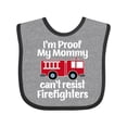 thumbnail image 1 of Inktastic Firefighter Daddy Baby Fireman Boys or Girls Baby Bib, 1 of 4