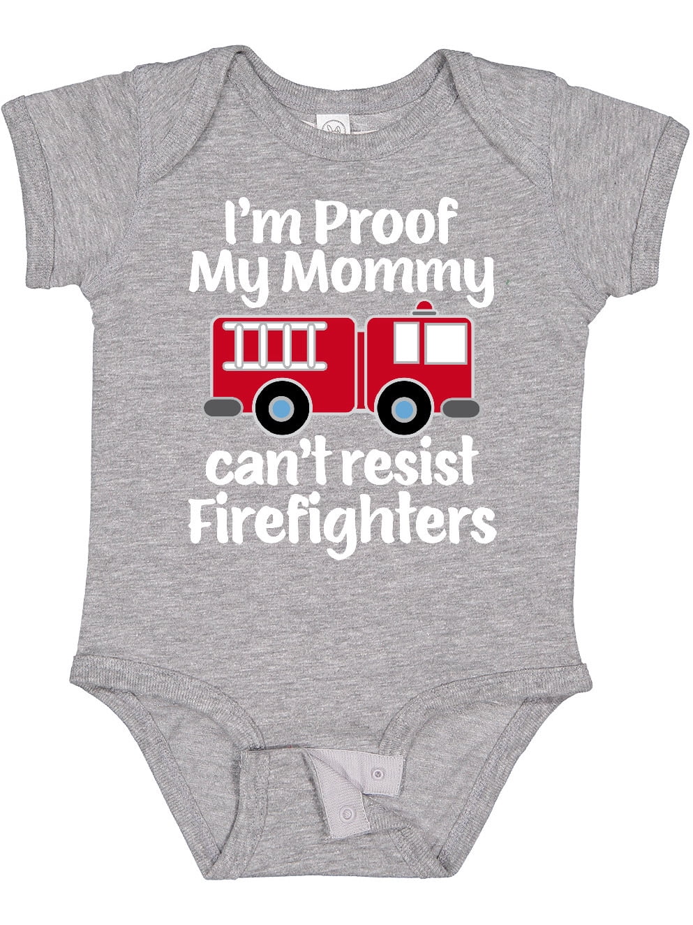 Inktastic Firefighter Daddy Baby Fireman Boys or Girls Baby Bodysuit
