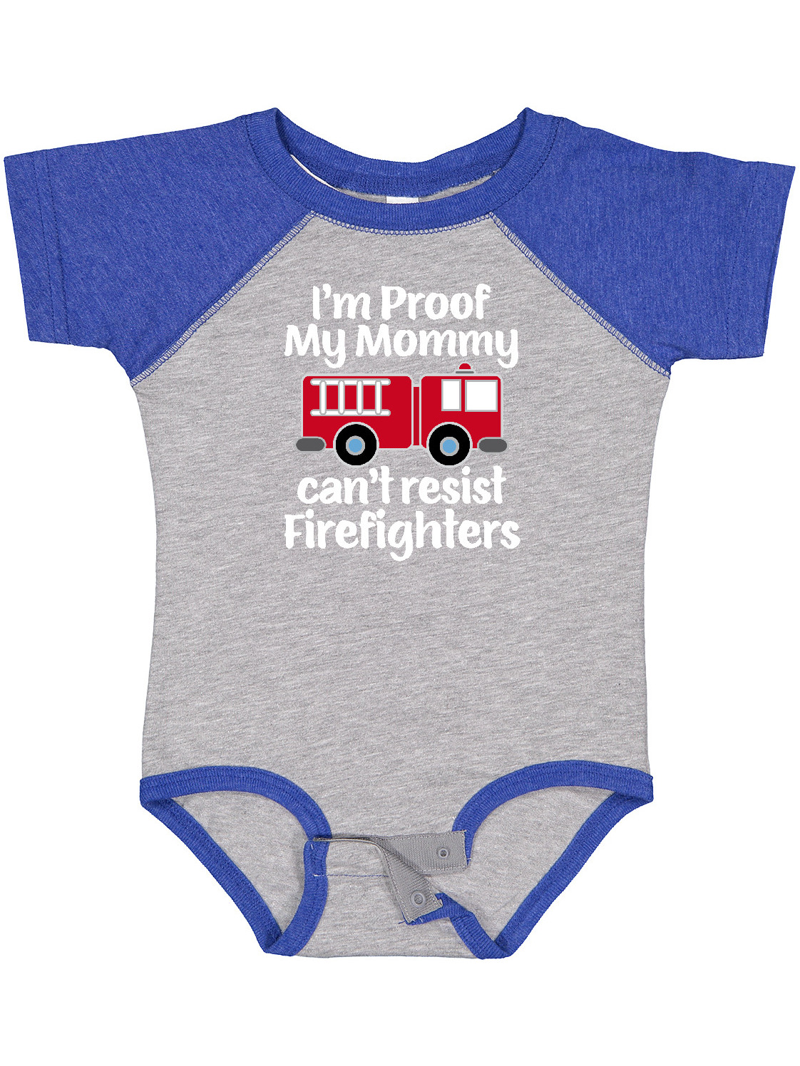 Inktastic Firefighter Daddy Baby Fireman Boys or Girls Baby Bodysuit