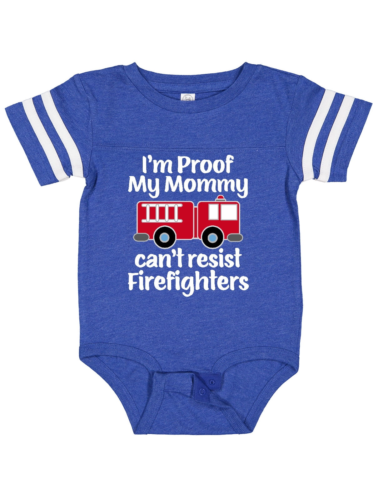 Inktastic Firefighter Daddy Baby Fireman Boys or Girls Baby Bodysuit
