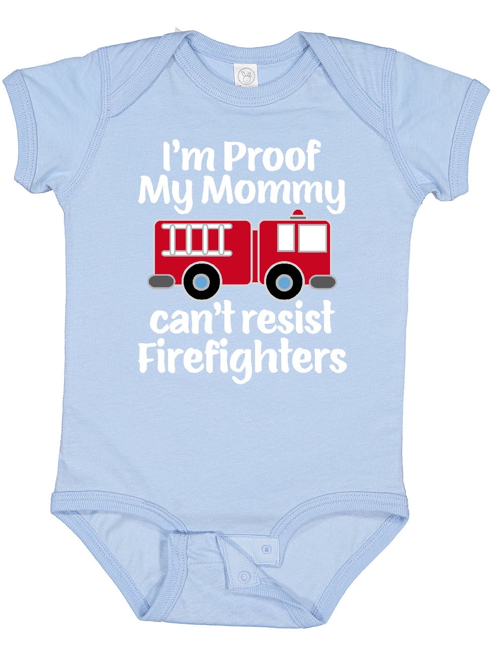 Inktastic Firefighter Daddy Baby Fireman Boys or Girls Baby Bodysuit