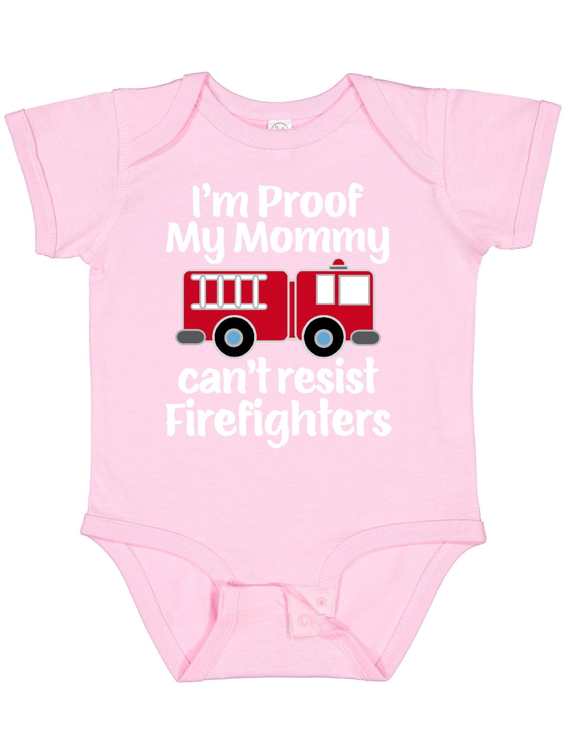Inktastic Firefighter Daddy Baby Fireman Boys or Girls Baby Bodysuit