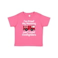 thumbnail image 1 of Inktastic Firefighter Daddy Baby Fireman Boys or Girls Baby T-Shirt, 1 of 5