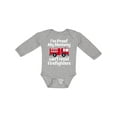 thumbnail image 1 of Inktastic Firefighter Daddy Baby Fireman Boys or Girls Long Sleeve Baby Bodysuit, 1 of 5