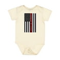 thumbnail image 1 of Inktastic Firefighter Daddy Flag Boys or Girls Baby Bodysuit, 1 of 5