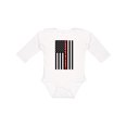 thumbnail image 1 of Inktastic Firefighter Daddy Flag Boys or Girls Long Sleeve Baby Bodysuit, 1 of 5