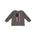 thumbnail image 1 of Inktastic Firefighter Daddy Flag Boys or Girls Long Sleeve Toddler T-Shirt, 1 of 5