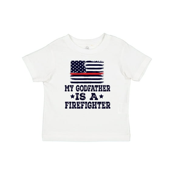 Inktastic Firefighter Godfather Fireman Boys or Girls Baby T-Shirt