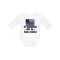 thumbnail image 1 of Inktastic Firefighter Godfather Fireman Boys or Girls Long Sleeve Baby Bodysuit, 1 of 5