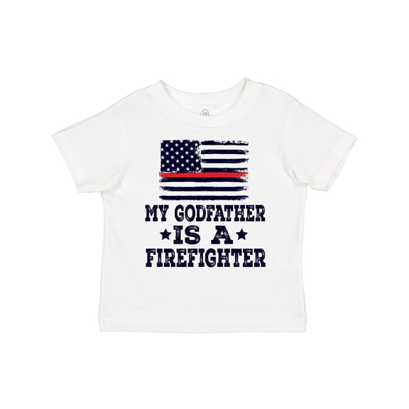 Inktastic Firefighter Godfather Fireman Boys or Girls Toddler T-Shirt