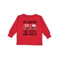 thumbnail image 1 of Inktastic Firefighter Grandpa Plays with Trucks Boys or Girls Long Sleeve Toddler T-Shirt, 1 of 5