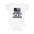 thumbnail image 1 of Inktastic Firefighter Uncle Fireman Nephew Boys or Girls Baby Bodysuit, 1 of 5
