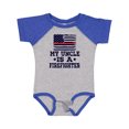 thumbnail image 1 of Inktastic Firefighter Uncle Fireman Nephew Boys or Girls Baby Bodysuit, 1 of 5