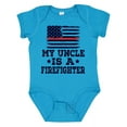 thumbnail image 1 of Inktastic Firefighter Uncle Fireman Nephew Boys or Girls Baby Bodysuit, 1 of 5