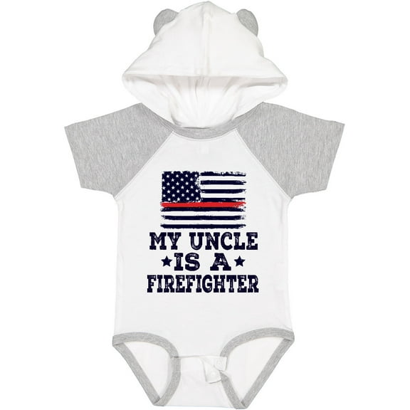 Inktastic Firefighter Uncle Fireman Nephew Boys or Girls Baby Bodysuit