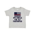 thumbnail image 1 of Inktastic Firefighter Uncle Fireman Nephew Boys or Girls Baby T-Shirt, 1 of 5