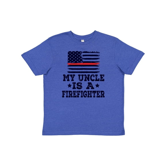 Inktastic Firefighter Uncle Fireman Nephew Youth T-Shirt