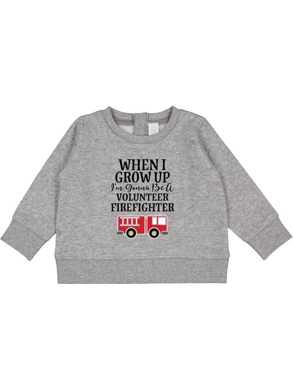 Firefighter Volunteer Fireman Baby Sweatshirt