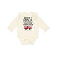 thumbnail image 1 of Inktastic Firefighter Volunteer Fireman Boys Long Sleeve Baby Bodysuit, 1 of 5