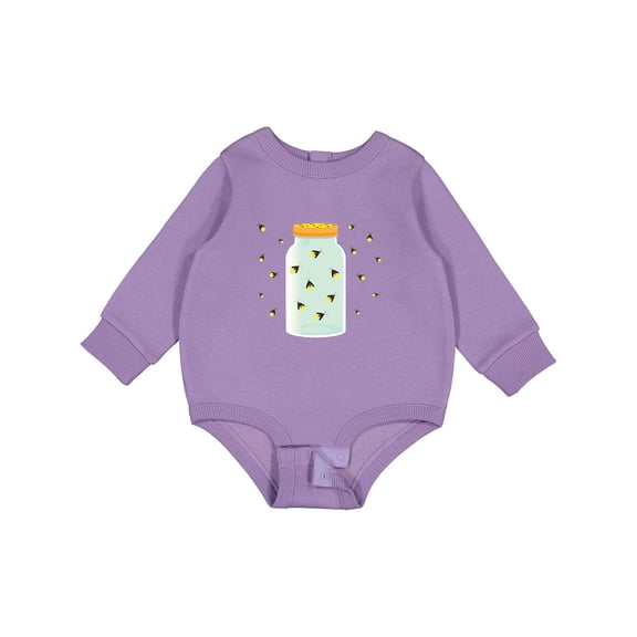 Inktastic Fireflies Summer Vacation Baby Fleece Bodysuit